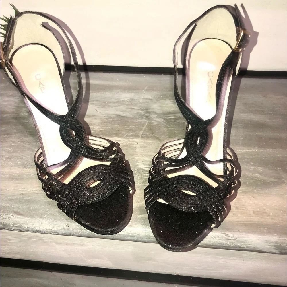 Caparros black shimmery